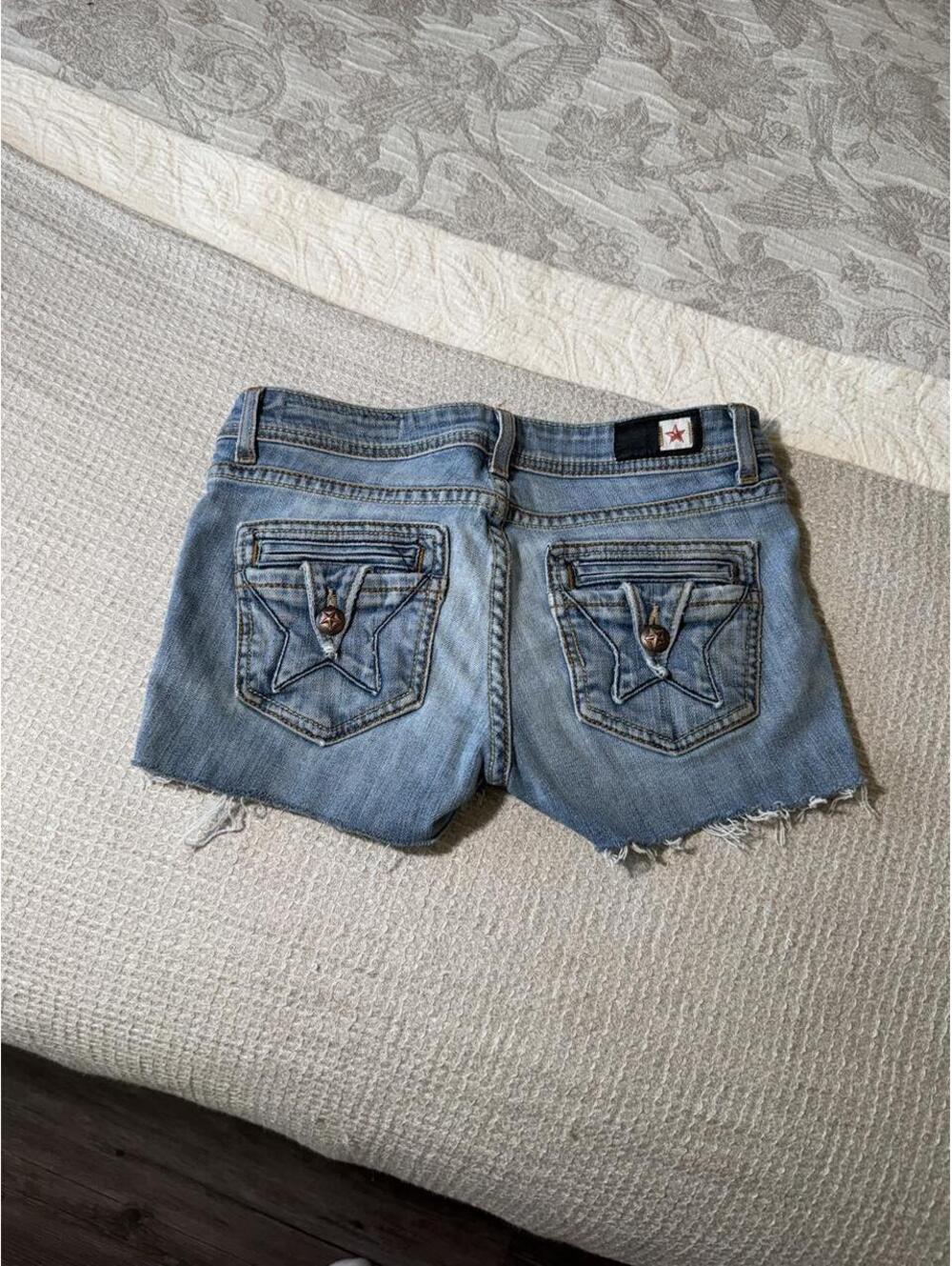 y2k star pocket denim jeans